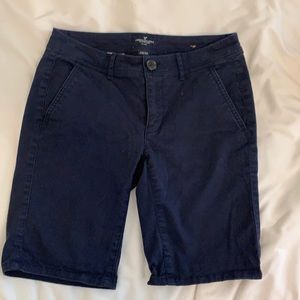 American Eagle Navy Bermuda Shorts